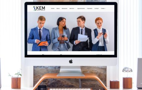 KEM Financial Services | Tax Web Design | Finance Web Design