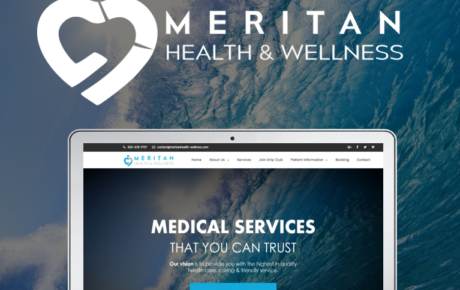 Meritan Health - IV Therapy Website, IV Therapy Web Design, B-12 Injections Website Design