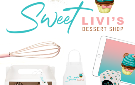 Sweet Livi's Logo | Bakery Logo Design | Bakery Branding Design | Bakery Graphic Design | Baker Logo Design