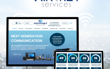 Air Net Services Website | Internet Company Web Design | Phone Company Web Design | Internet Company Website Designer | Phone Company Website Designer