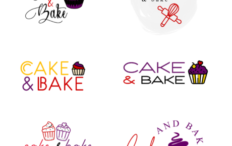 Cake & Bake Logo Design | Bakery Logo Design | Baker Logo Design