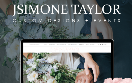JSimone Taylor Website | Wedding Planner Website Designer | Interior Design Website Designer