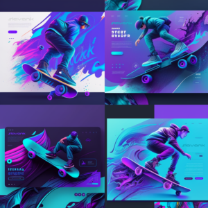 Skateboard eCommerce Website Design - Skateboard Comapny Website - Skateboard Mock Up Design - Best Rated Skateboard Website Design